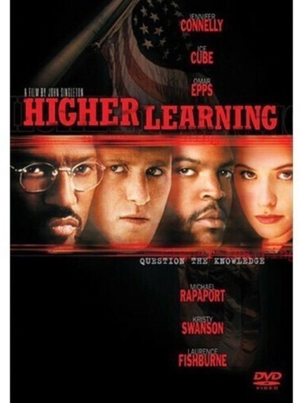 Higher Learning DVD 1995 John Singleton Ice Cube Jennifer Connelly Omar Epps